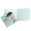 Greeting Card - Saggy Tits Cow