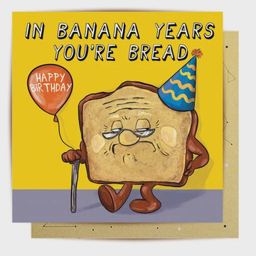 Greeting Card Banana Years