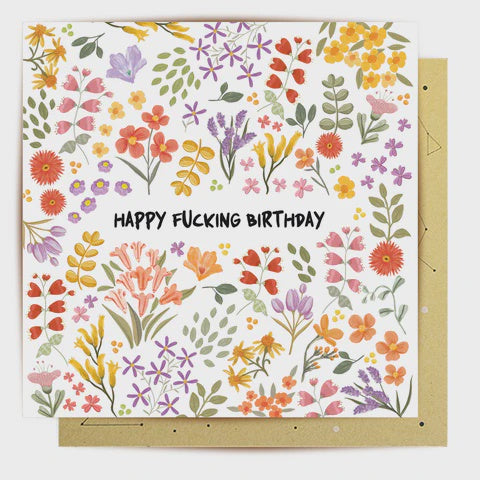 Greeting Card Happy Fucking Birthday