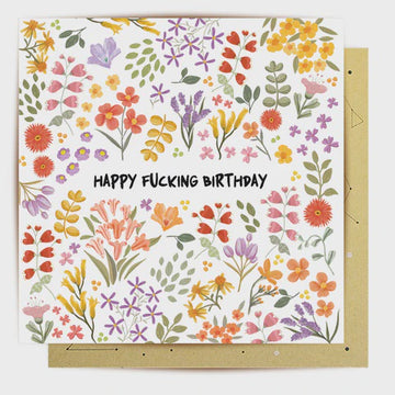 Greeting Card Happy Fucking Birthday