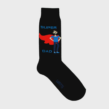 Super Dad Sock - Black