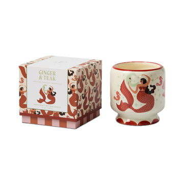 A Dopo Mermaid & Moon Candle Ginger & Teak