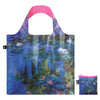 Shopping Bag - Water Lillies Neon Pink