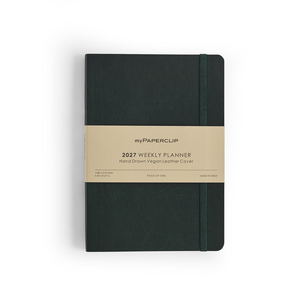 myPAPERCLIP 2027 Weekly Planner R2 - Green