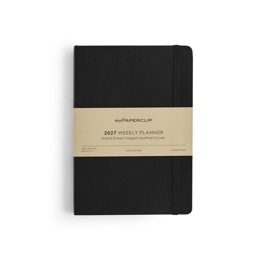 myPAPERCLIP 2027 Weekly Planner R2 - Black