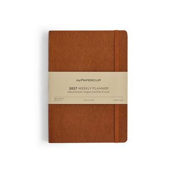 myPAPERCLIP 2027 Weekly Planner R2 - Tan