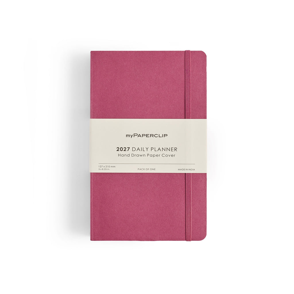 myPAPERCLIP 2027 Daily Planner M1 - Raspberry