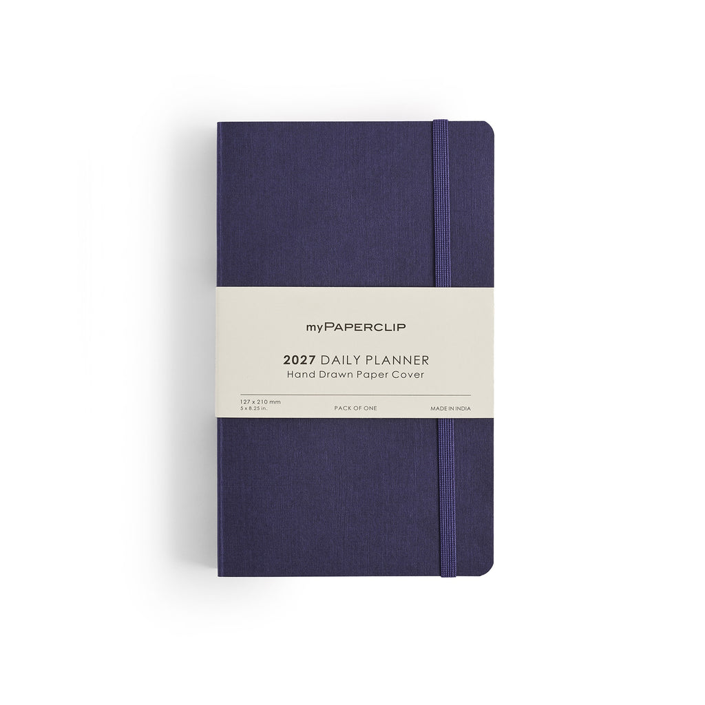 myPAPERCLIP 2027 Daily Planner M1 - Aubergine