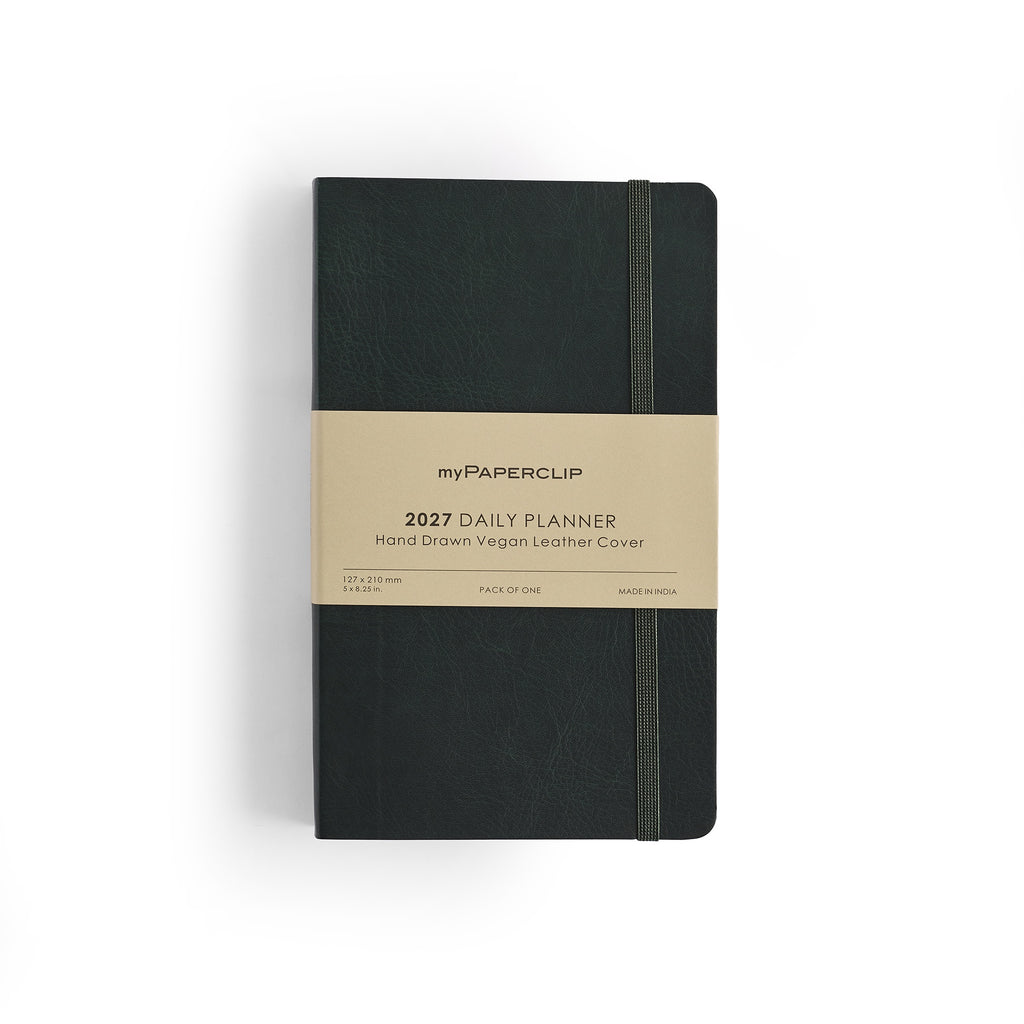 myPAPERCLIP 2027 Daily Planner M2 - Green