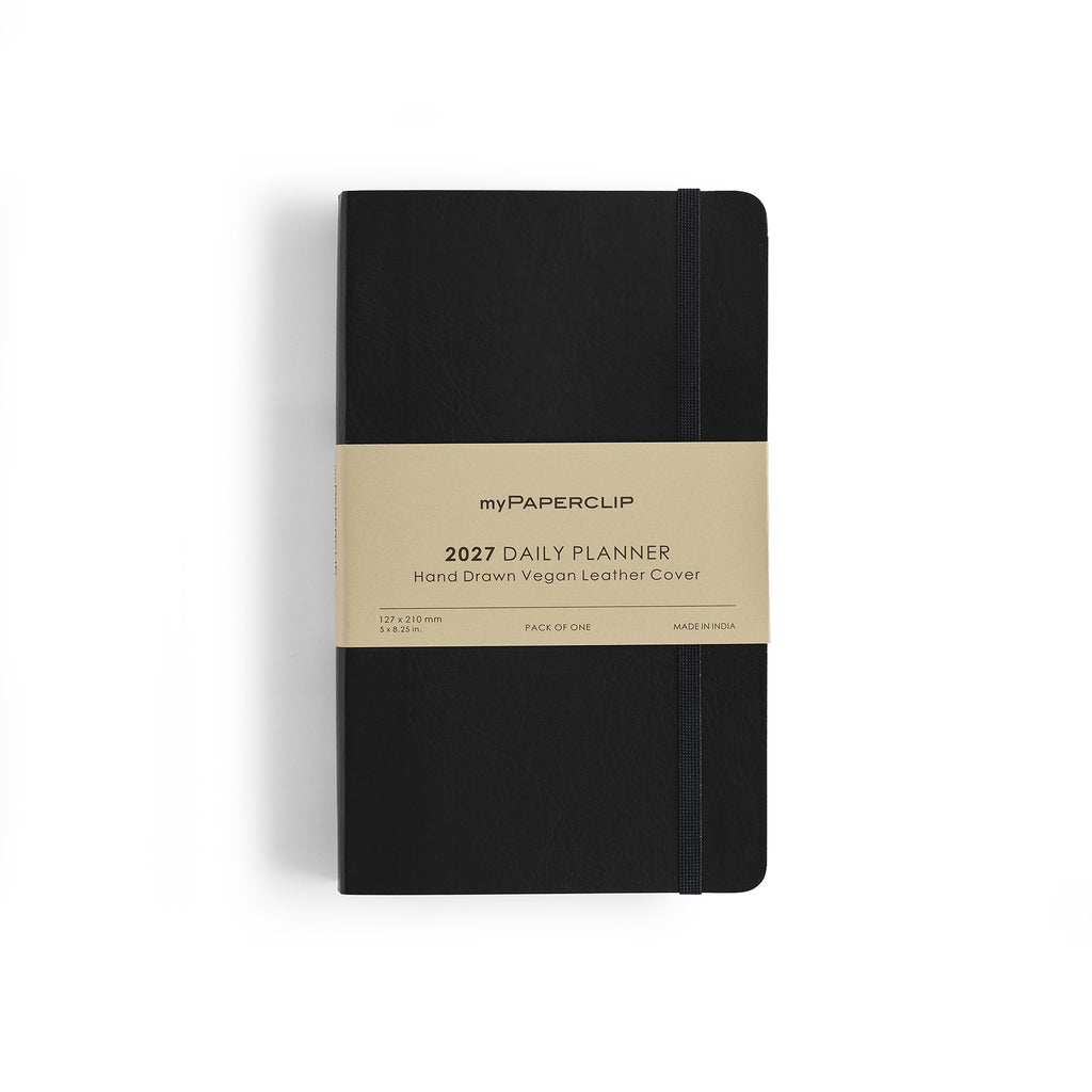 myPAPERCLIP 2027 Daily Planner M2 - Black