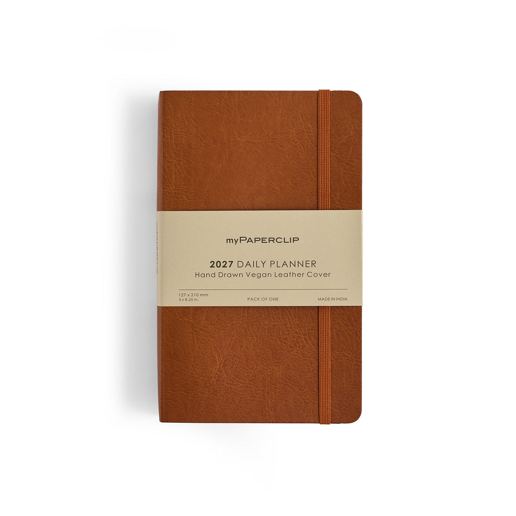 myPAPERCLIP 2027 Daily Planner M2 - Tan
