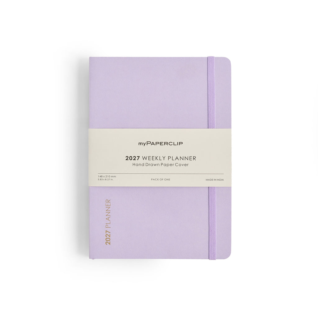 myPAPERCLIP 2027 Weekly Planner D1 - Lilac