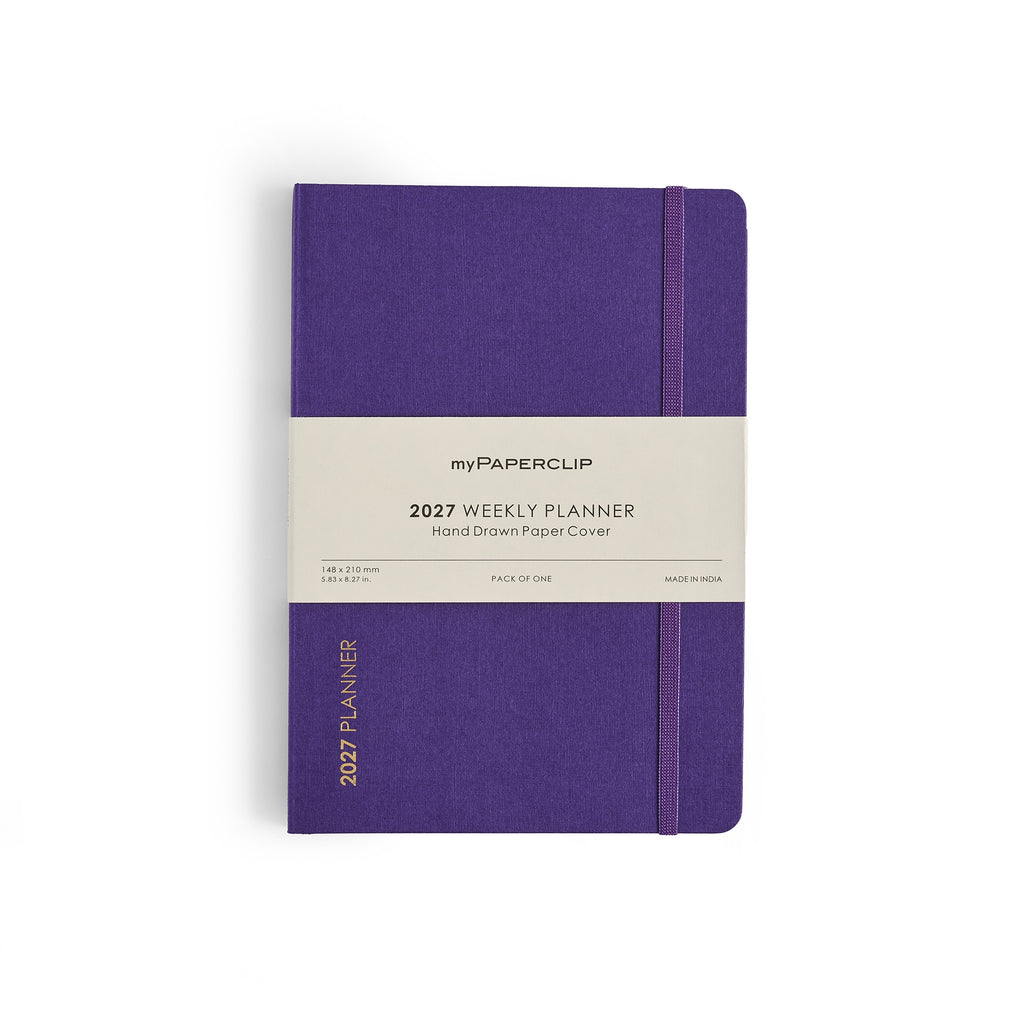 myPAPERCLIP 2027 Weekly Planner D1 - Amethyst
