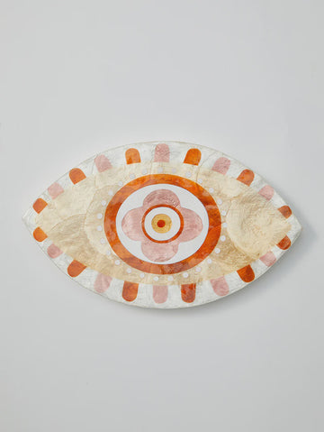 Iris Terracotta Wall Art