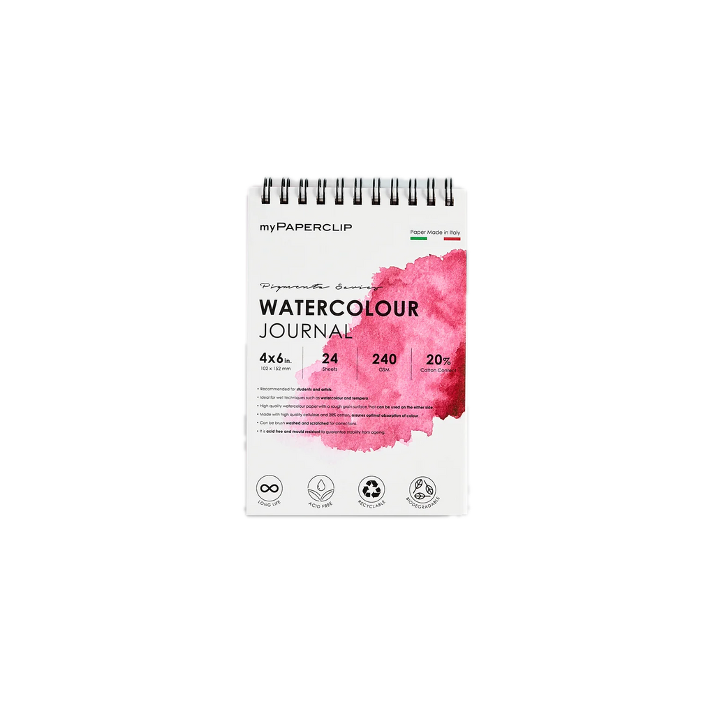 Italian Watercolour Pocket Travel Journal 240GSM