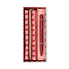 Pen & Pouch Set - Pinwheel Pink