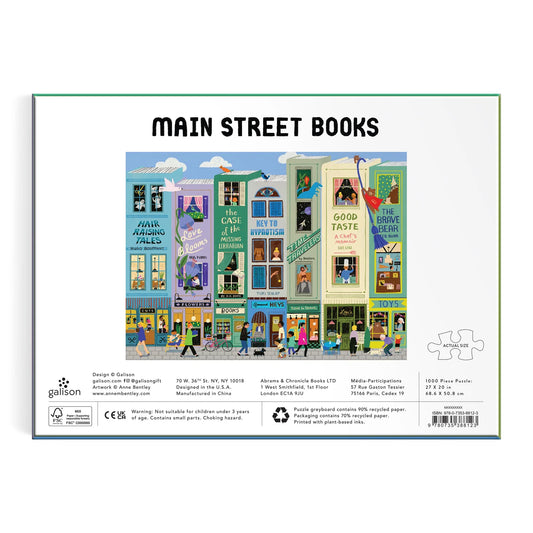 Main Street Books 1000 Piece Puzzle