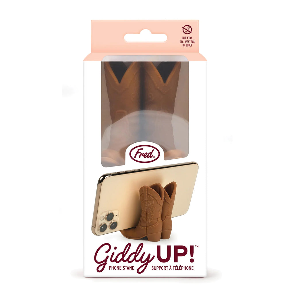 Giddy Up Phone Stand Brown