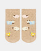 Organic Socks Ankle Jacquard/ Farm Buddies / 6 to 12 Months