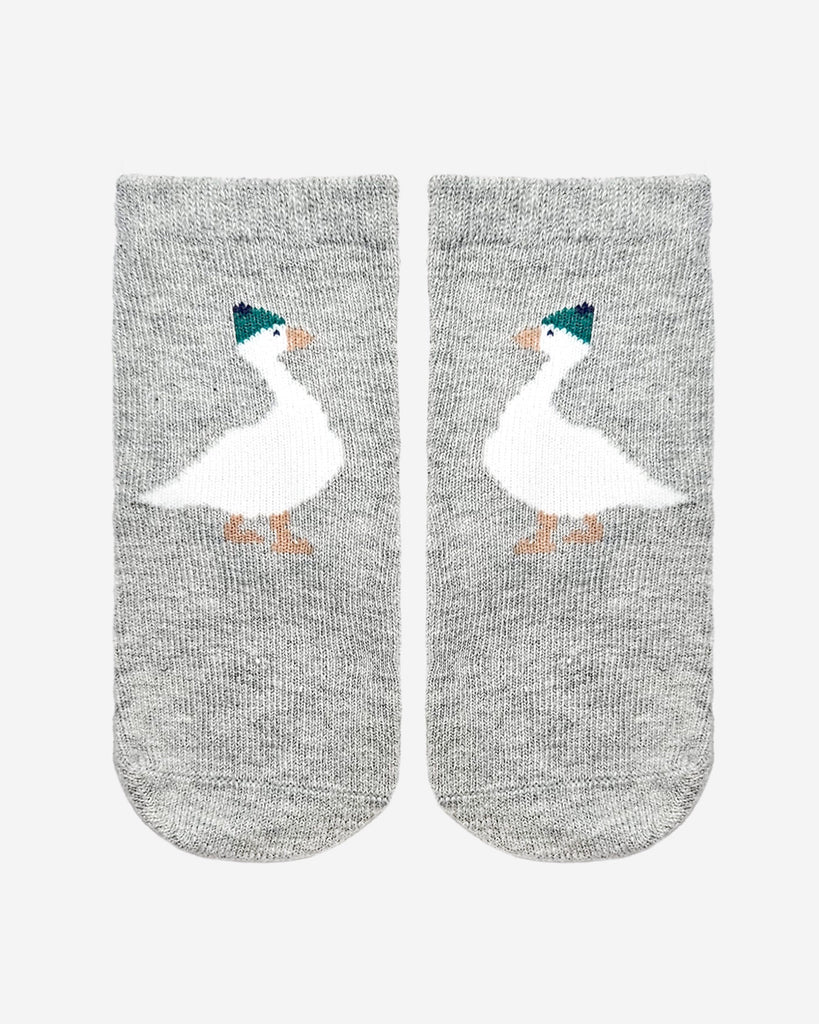 Organic Socks Ankle Jacquard/ Lucie Goosie / 6 to 12 Months