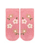 Organic Socks Ankle Jacquard/ Rosie Posie / 6 to 12 Months