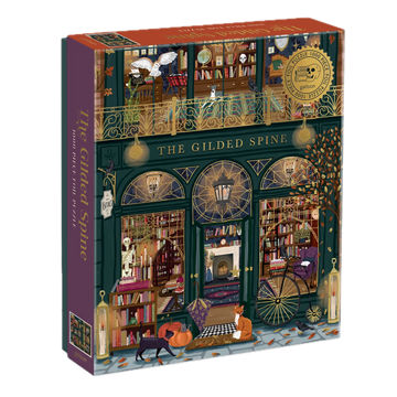 The Gilded Spine Foil Puzzle - 1000pc