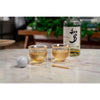 Golf Ball Glasses 2pcs Set Clear