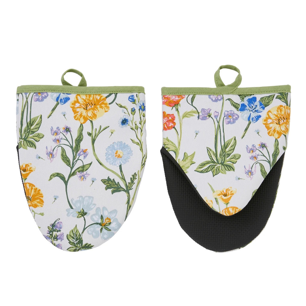 Weavers Cottage Garden Microwave Mitts 2pcs