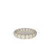 Astrid Stripe Dish Small - Blue/Brown/Off White