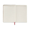 Vegan Leather Pocket Journal - Burgundy & Pink