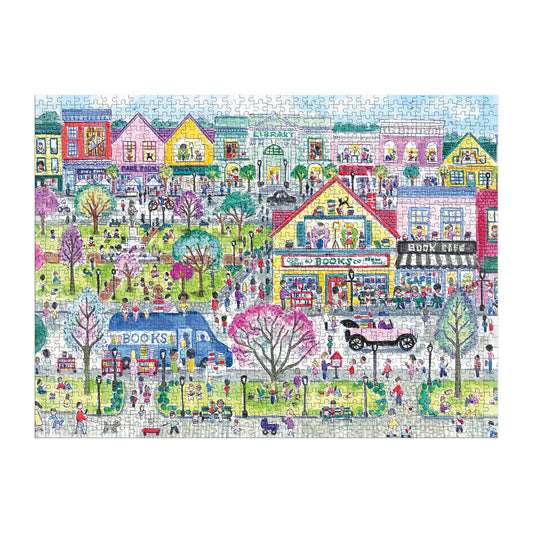 Storrings Book Town Puzzle - 1000pc