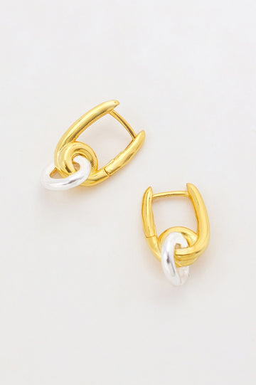Evie Earring - Gold/Silver (7352)