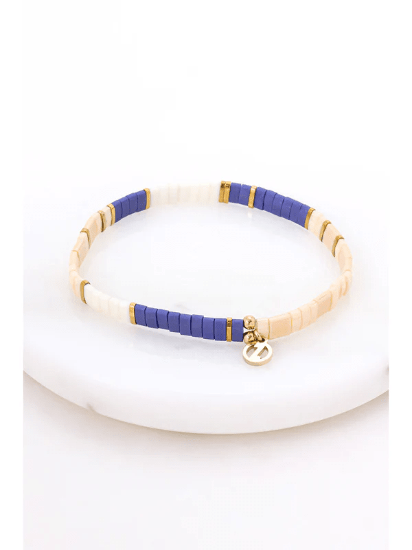 Tile Bracelet - Pacific/Gold (7557)