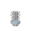 Harper Stripe Vase Small Blue & Moonbeam