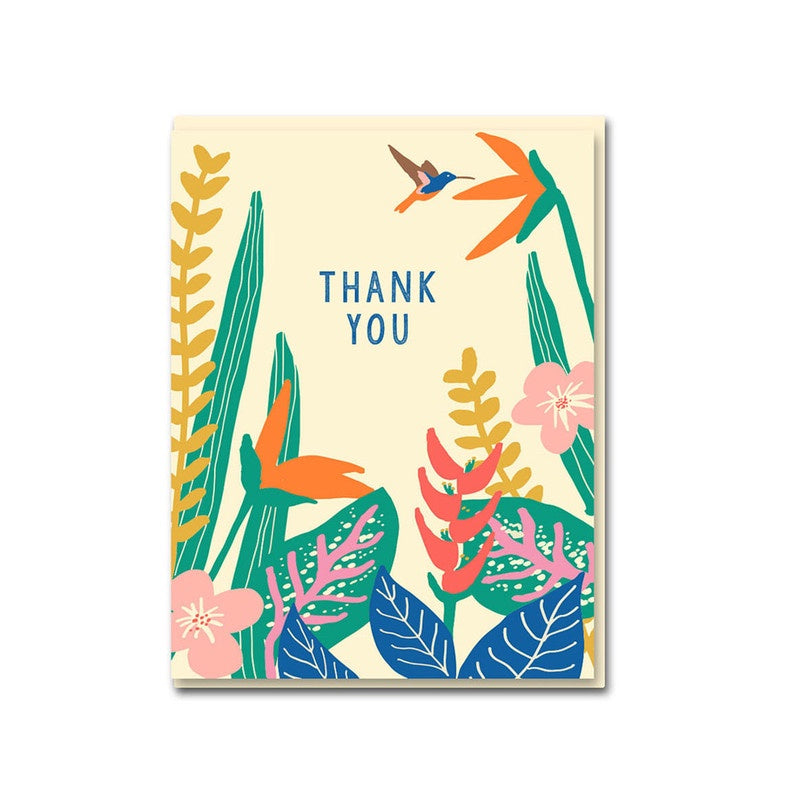 Greeting Card - Tropical Plants