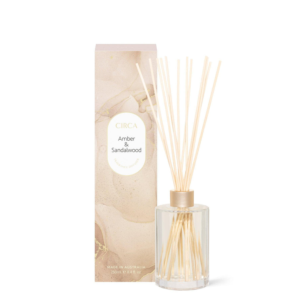 250ml Diffuser - AMBER & SANDALWOOD - Handworks Nouveau Paperie