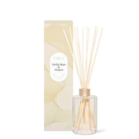 250ml Diffuser - VANILLA BEAN & ALL SPICE - Handworks Nouveau Paperie