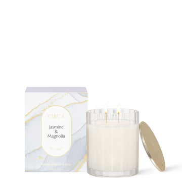 350g Candle - JASMINE & MAGNOLIA - Handworks Nouveau Paperie