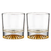 Gold 2pk Whisky Glass