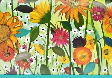 Note Cards - Watercolour Sunflower