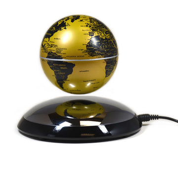 Levitating Golden Globe