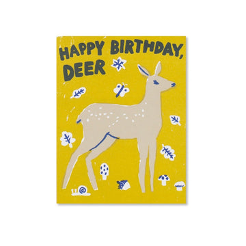 Egg Press - Single Card - Birthday Deer