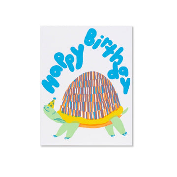 Egg Press - Single Card - Turtle Birthday
