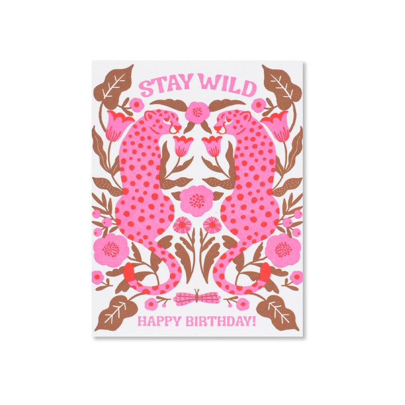 Hello Lucky - Single Card - Stay Wild Birthday
