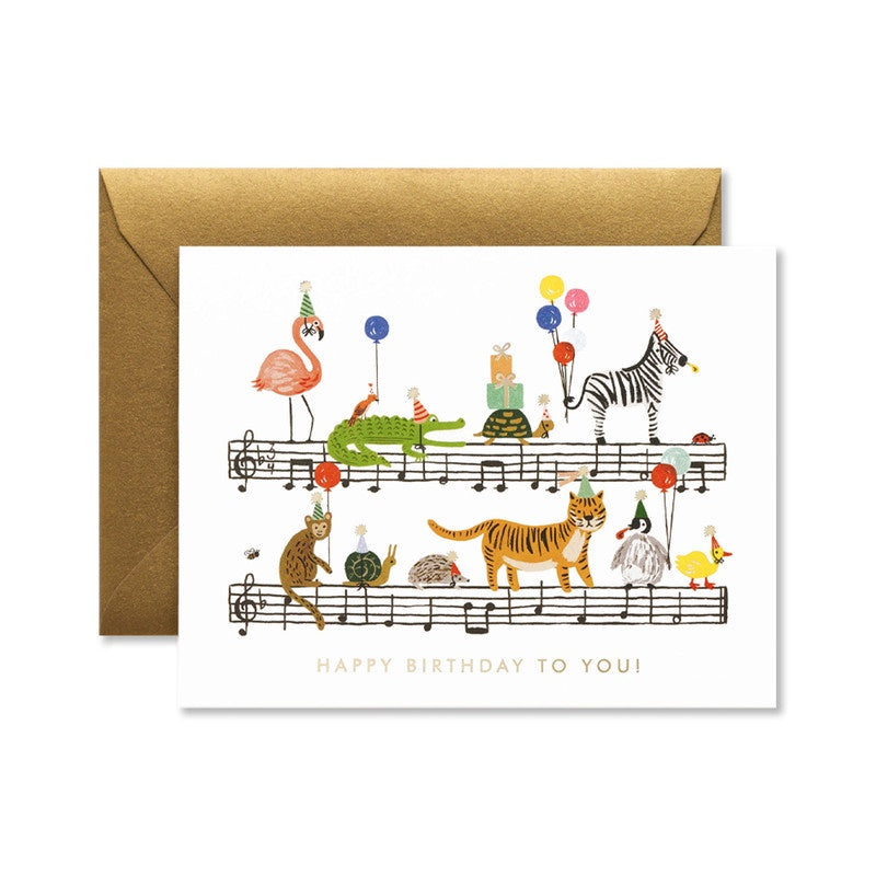 Rifle Paper Co - Single Card - Happy Birthday to you Card