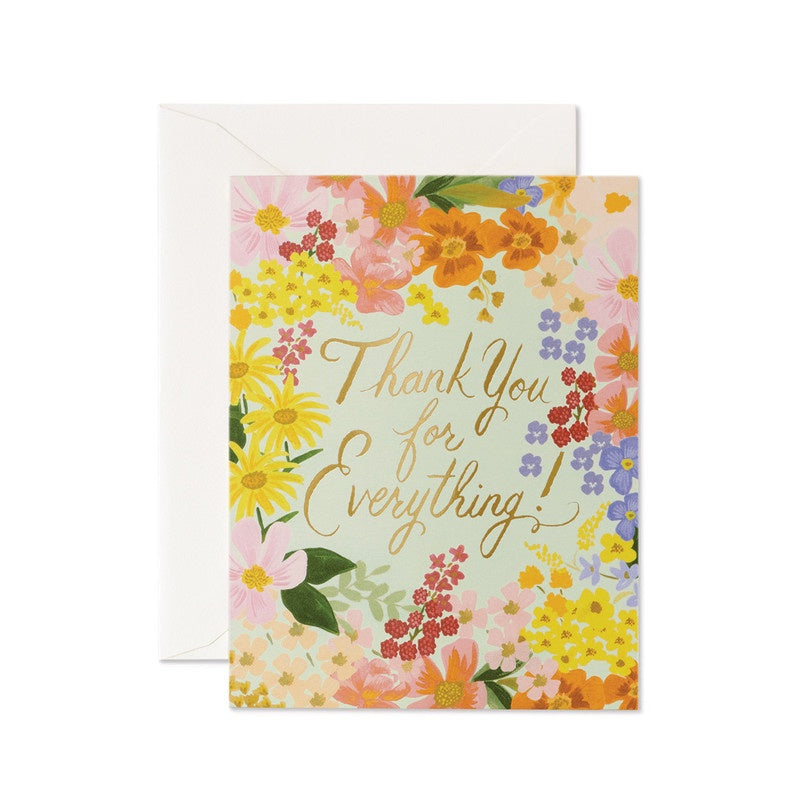 Rifle Paper Co - Single Card - Margaux Thank You