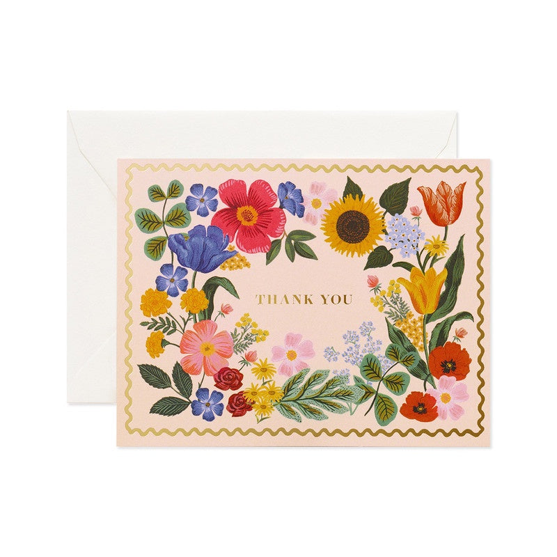 Rifle Paper Co - Single Card - Blossom Thank you