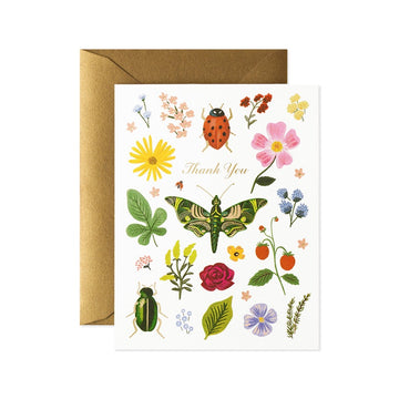 Rifle Paper Co - Single Card - Curio Thank You