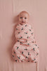 Polkadot Rose Bamboo Swaddle One Size