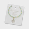 Aventurine aura of gold gem bracelet - Handworks Nouveau Paperie
